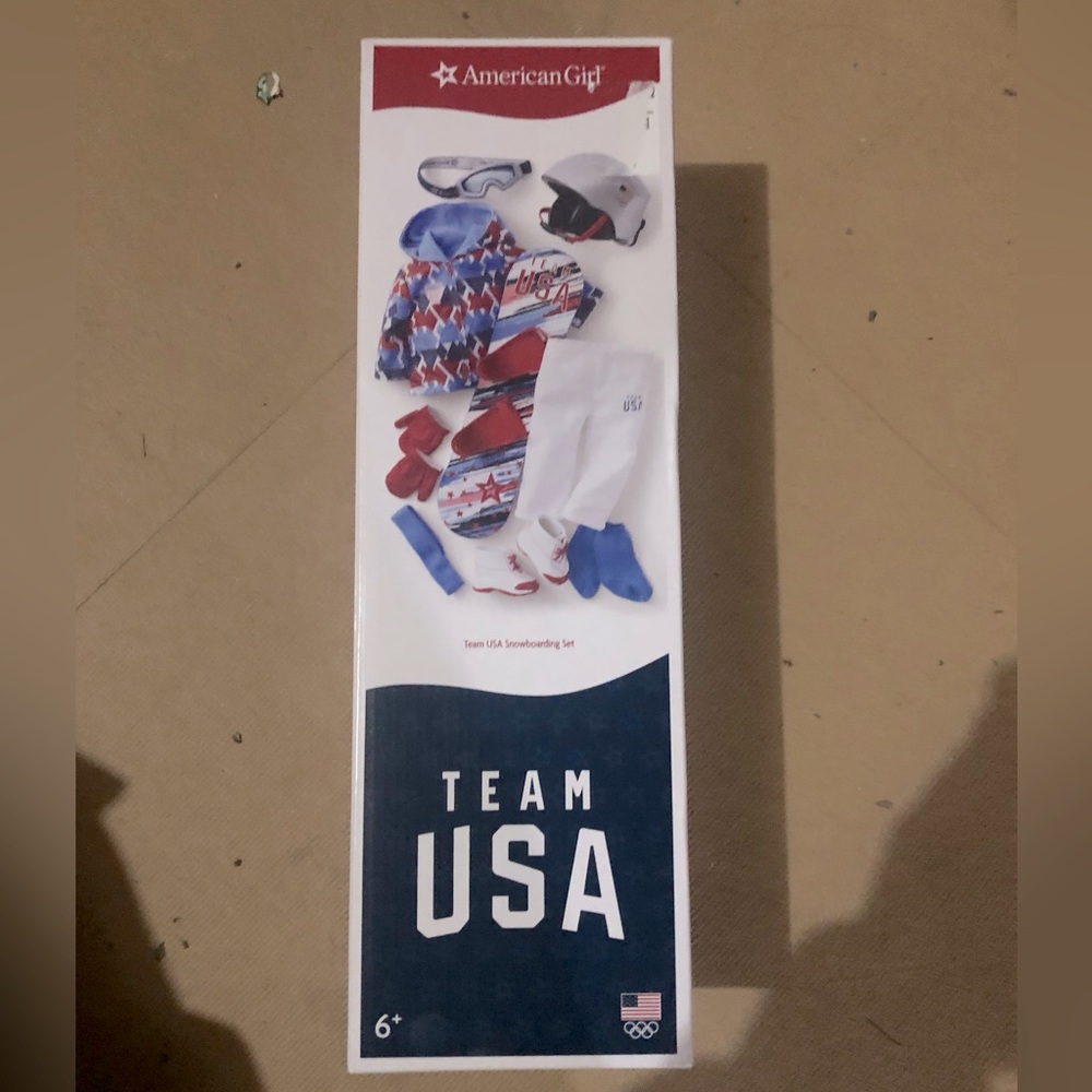 American Girl Snowboarding set